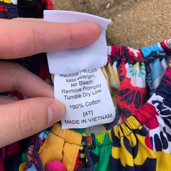 Love & Lassies Floral Mixed-Print Frill Dress 4T - Picture 6 of 6